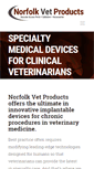 Mobile Screenshot of norfolkvetproducts.com